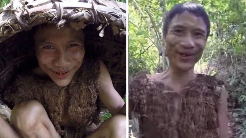 La familia solo vio a cinco personas durante todo su tiempo en la jungla.