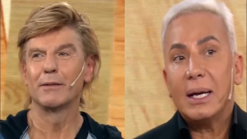 Gómez y Mendoza en un cruce polémico. 