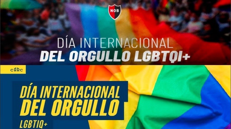 Los banners de leprosos y canallas en las redes.