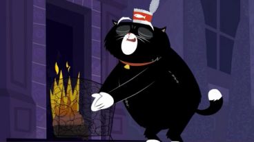 A frotarse cerca del fuego.