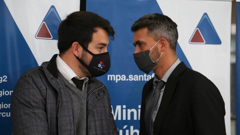 Los fiscales Ávila y Carbone. 