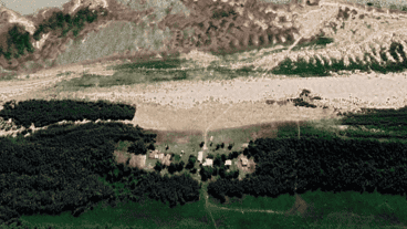 Diciembre de 2020: una de las imágenes del avance sobre las islas santafesinas.