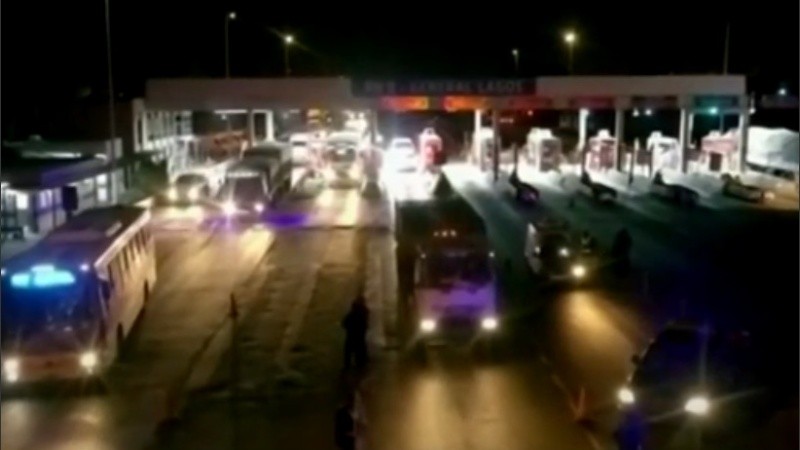 Los controles este miércoles a la noche en la autopista.