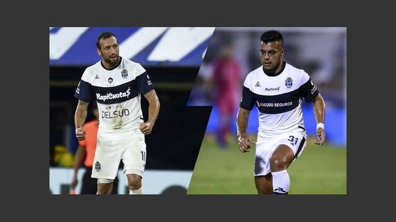 Los dos futbolistas del plantel de Gimnasia fueron sancionados por unos días.
