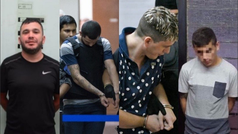 Esteban Alvarado, Alan Funes, René Ungaro y Lautaro Funes, algunos de los relocalizados.