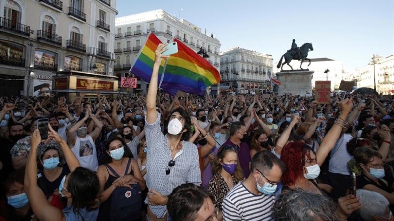 Las masivas marchas se realizaron en toda España.