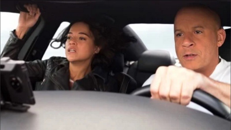 Michelle Rodriguez y Vin Diesel protagonizan 