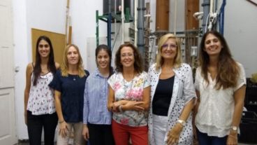 El equipo de investigadoras del Instituto de Biología Molecular y Celular de Rosario (IBR, Conicet-UNR).