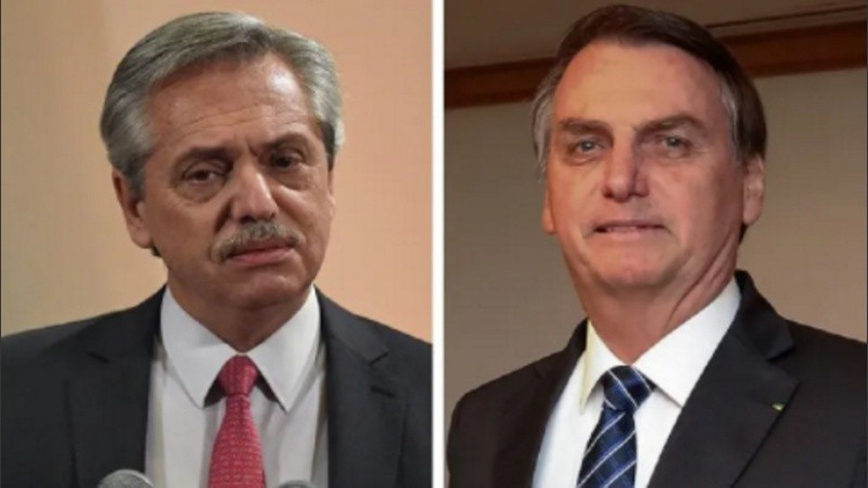 Alberto Fernández y Jair Bolsonaro se cruzaron en la reunión del Mercosur.