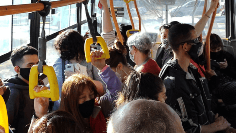 Las últimas habilitaciones hicieron crecer la cantidad de personas que utilizan el transporte público.