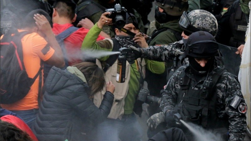 La represión en Bolivia dejó decenas de muertos tras el golpe de 2019.