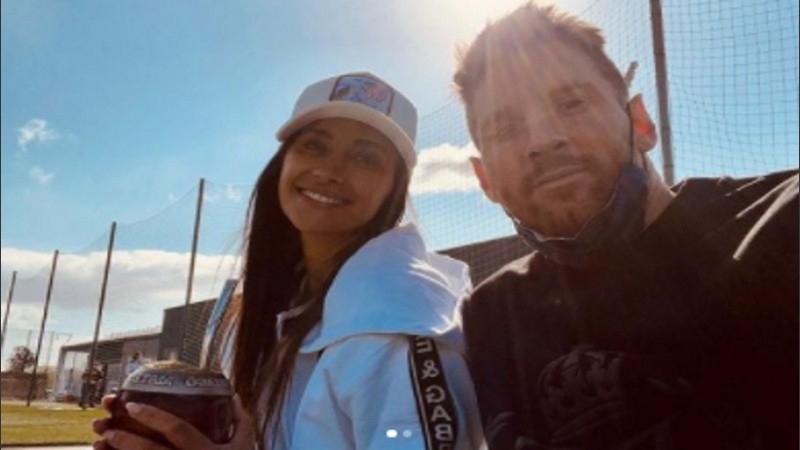 Lionel Messi y su esposa Antonela Roccuzzo.