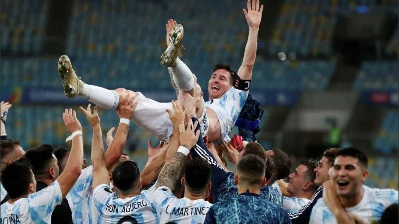 Messi consiguió finalmente la Copa América.