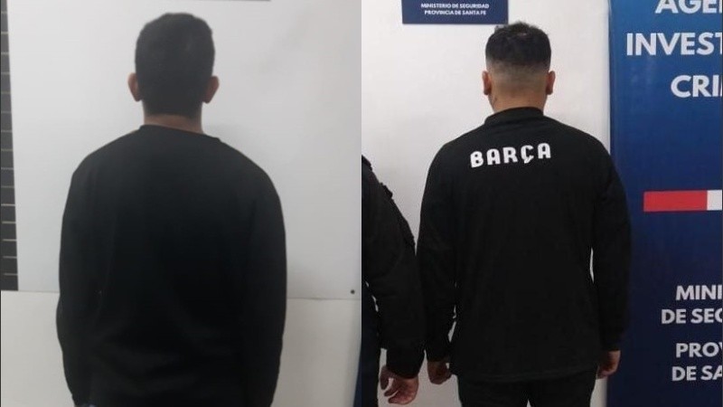 Los detenidos en el operativo de este lunes.