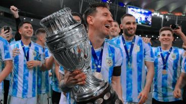 El rosarino fue el mejor jugador de la Copa América.