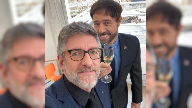 Luis Novaresio avisó que la boda con Braulio será con una gran fiesta.