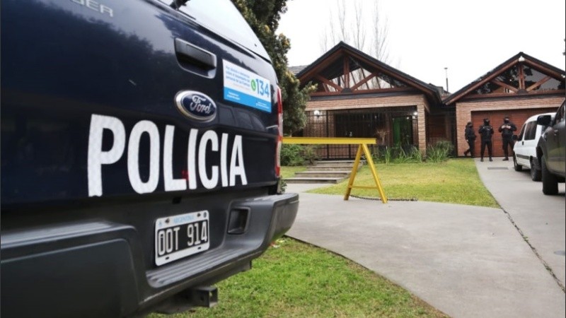 La casa de Segovia, de Álvarez Condarco al 400 bis, fue allanada este martes.