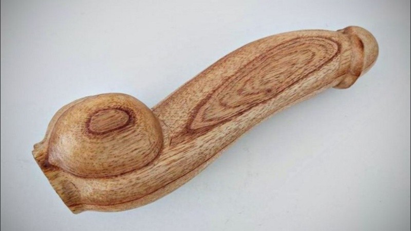 Los penes de madera son para el programa de Promoción de salud sexual.