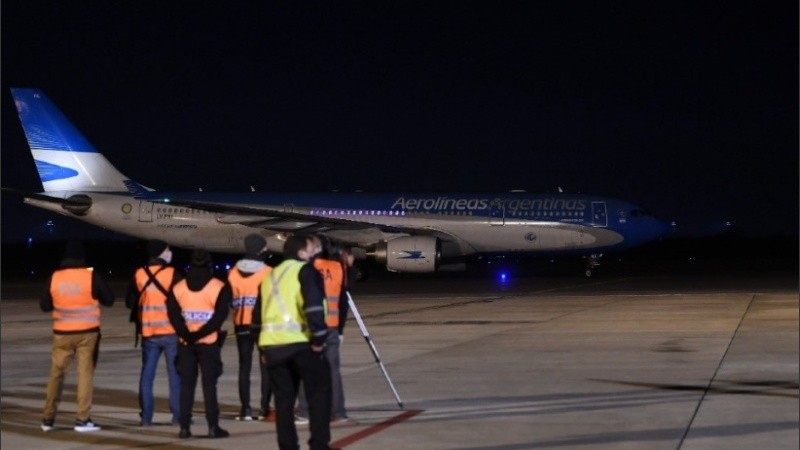 Las dosis llegaron desde Estados Unidos en dos aeronaves Airbus 330-200 que despegaron desde la ciudad de Memphis.