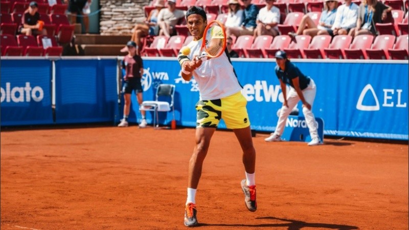 El tenista rosarino Federico Coria, número 77 en el ranking de la ATP.