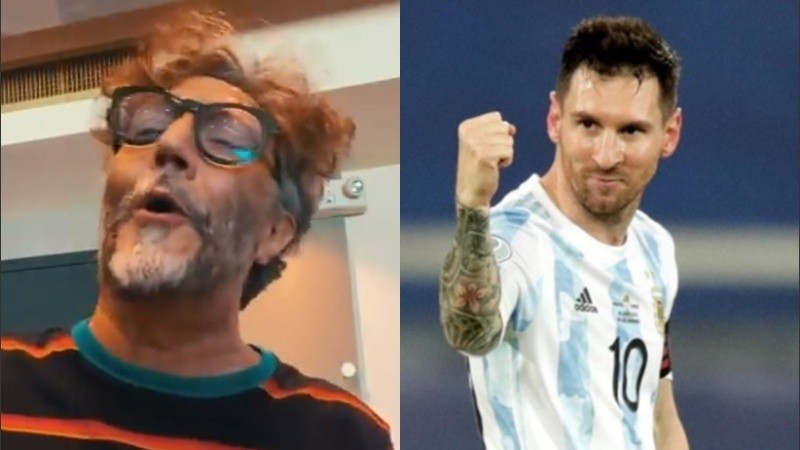 Fito le dedicó Y dale alegría a mi corazón a Messi.