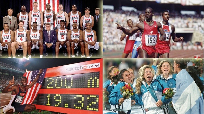El Dream Team, Ben Johnson, Michael Johnson y Las Leonas, protagonistas olímpicos de este repaso.