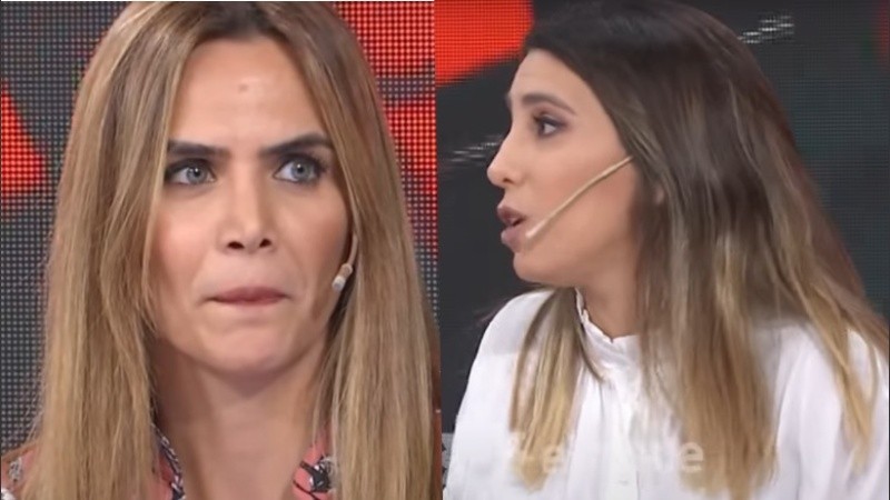 Amalia Granata y Cinthia Fernández se cruzaron en 