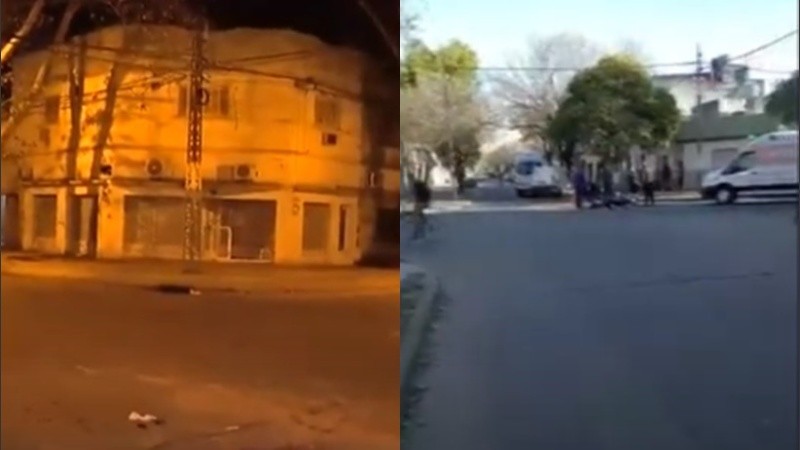 El hecho ocurrió en la esquina de Montevideo y Alsina.