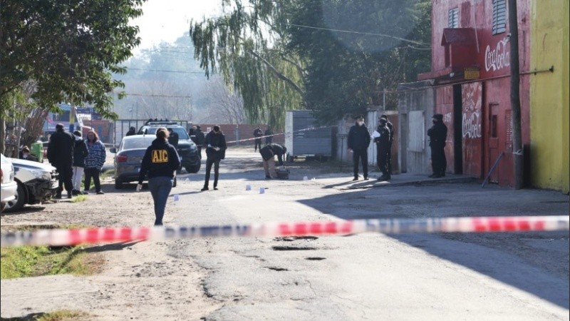 El doble crimen en barrio Plata ocurrió este martes 20 de julio.