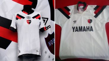 La nueva y la vieja. Los colores de Newell's, en la camiseta alternativa.