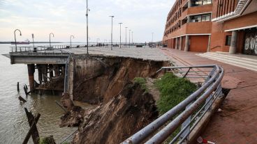 Desde el municipio remarcaron que no hay riesgo para el edificio del colegio, el centro cultural y el anfiteatro.