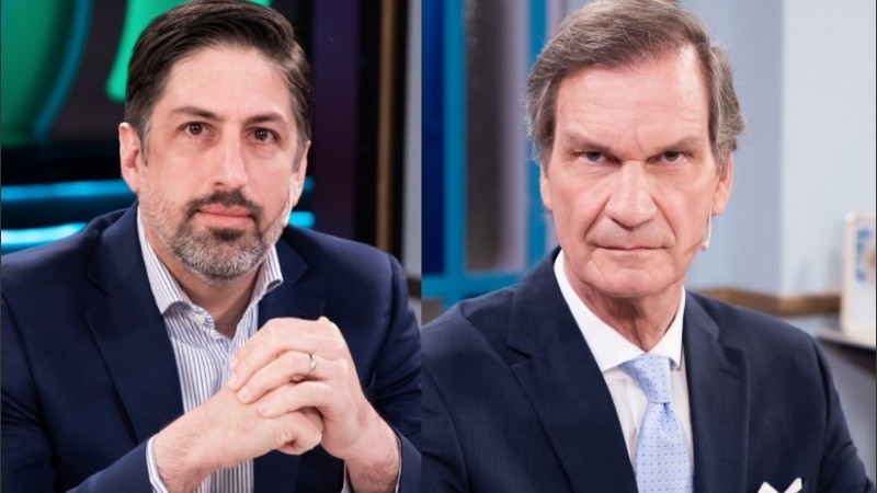 El ministro de Educación Nicolás Trotta y el médico Conrado Estol.