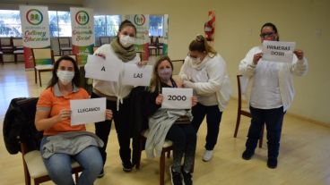 La vacunación marchó a buen ritmo en Arteaga