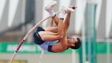 El santafesino venía de ser campeón en el Sudamericano de salto con garrocha que se disputó en Guayaquil.