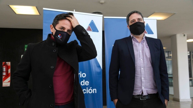 Los fiscales Schiappa Piertra y Matías Edery.