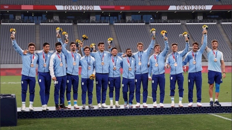 Primera presea olímpica para Argentina en la presente edición.