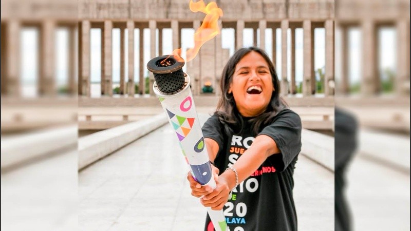 La atleta rosarina fue una de las figuras de los Juegos Suramericanos de Playa.