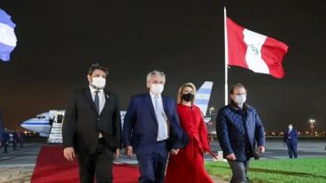 Tras su regreso a la Argentina, el presidente Alberto Fernández y la comitiva que lo acompañó a Perú, se encuentran aislados preventivamente.