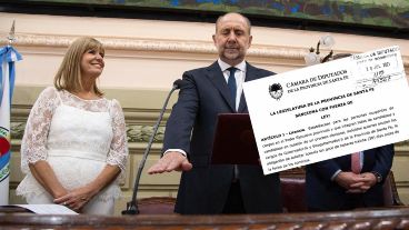 El proyecto ingresado obligaría a Perotti a pedir licencia, como Rodenas.