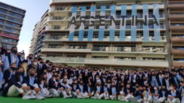 La delegación argentina en Tokio 2020