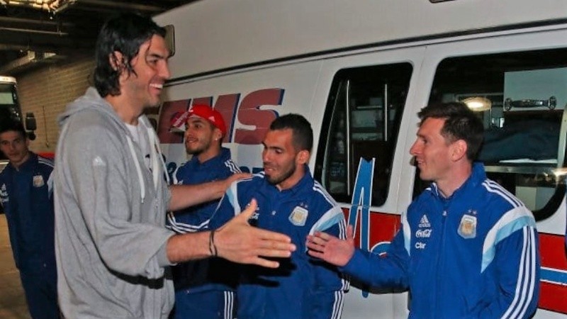 Los capitanes en un encuentro algunos años atrás.