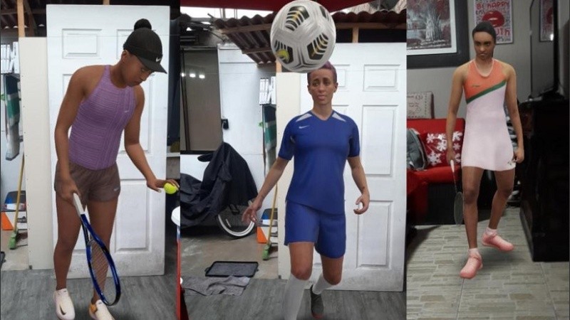 Para probar la función, lo único que hay que hacer es buscar el nombre del atleta en Google.