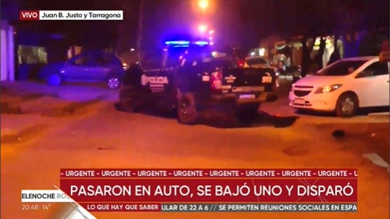 El ataque ocurrió este martes al anochecer.