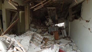 La destrucción total: Analía se quedó sin hogar de un momento a otro.