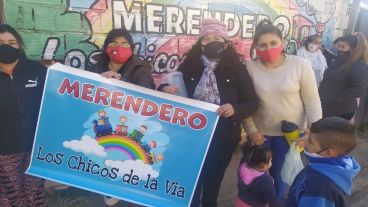 El merendero asiste a más de 130 niños.