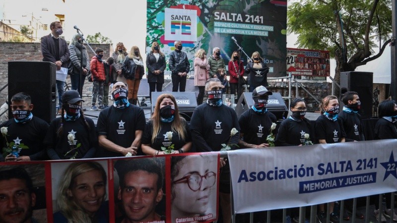 El acto este viernes en Salta 2141.