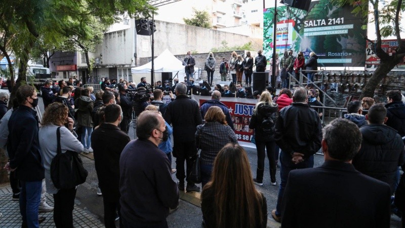 El acto este viernes en Salta 2141.