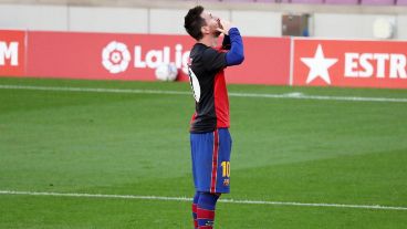 El emotivo homenaje de Lio a Diego tras su muerte, en noviembre del año pasado.