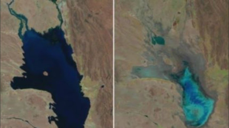 La sequía está expulsando a las comunidades que alguna vez vivieron en sus orillas.