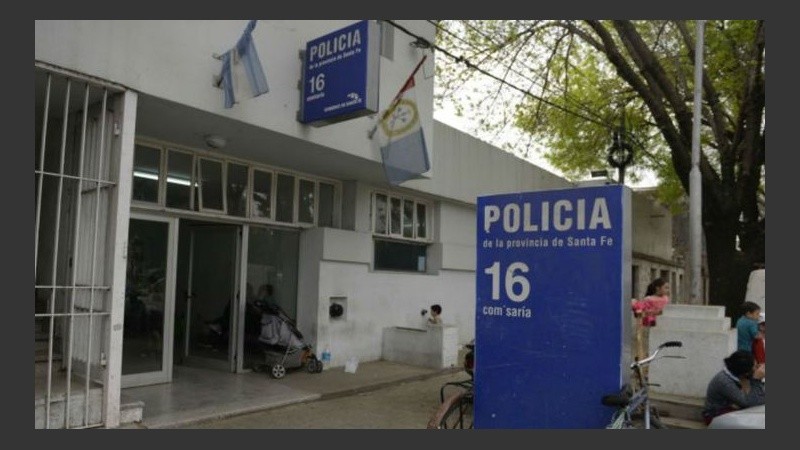 La seccional policial número 16 de Rosario. 